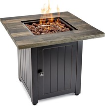 The Riley 28&quot; Sq.Are Lp Outdoor Gas Fire Pit, Endless Summer. - £155.00 GBP
