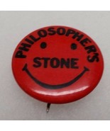 Philosopher&#39;s Stone Smiley Face Red Button Pin Rare - $235.51 MXN