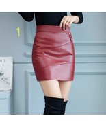 Luxury Stylish Genuine Lamb Leather Designer Mini Skirt for Ladies  - €88,58 EUR