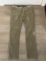 THEORY Men’s Size 34 L32 Corduroy Raffi T_Dolsk Flat Front Chino Pants p... - $25.00
