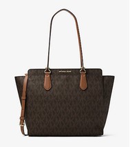 Michael Kors Dee Dee LG Signature Convertible Tote, Shoulder Bag- Brown #094 NWT - £157.63 GBP