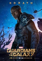 2014 Guardians Of The Galaxy Movie Poster 11X17 Marvel Star Lord Korath  - £9.13 GBP