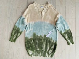 Young Fabulous &amp; Broke YFB Ombre Run Away Distress Sweater Tie Dye ( M/L ) - $138.57