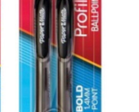 Paper Mate - Profile Ball Point Pen - Bold 1.4 mm - Black Ink Total 2 - $9.89