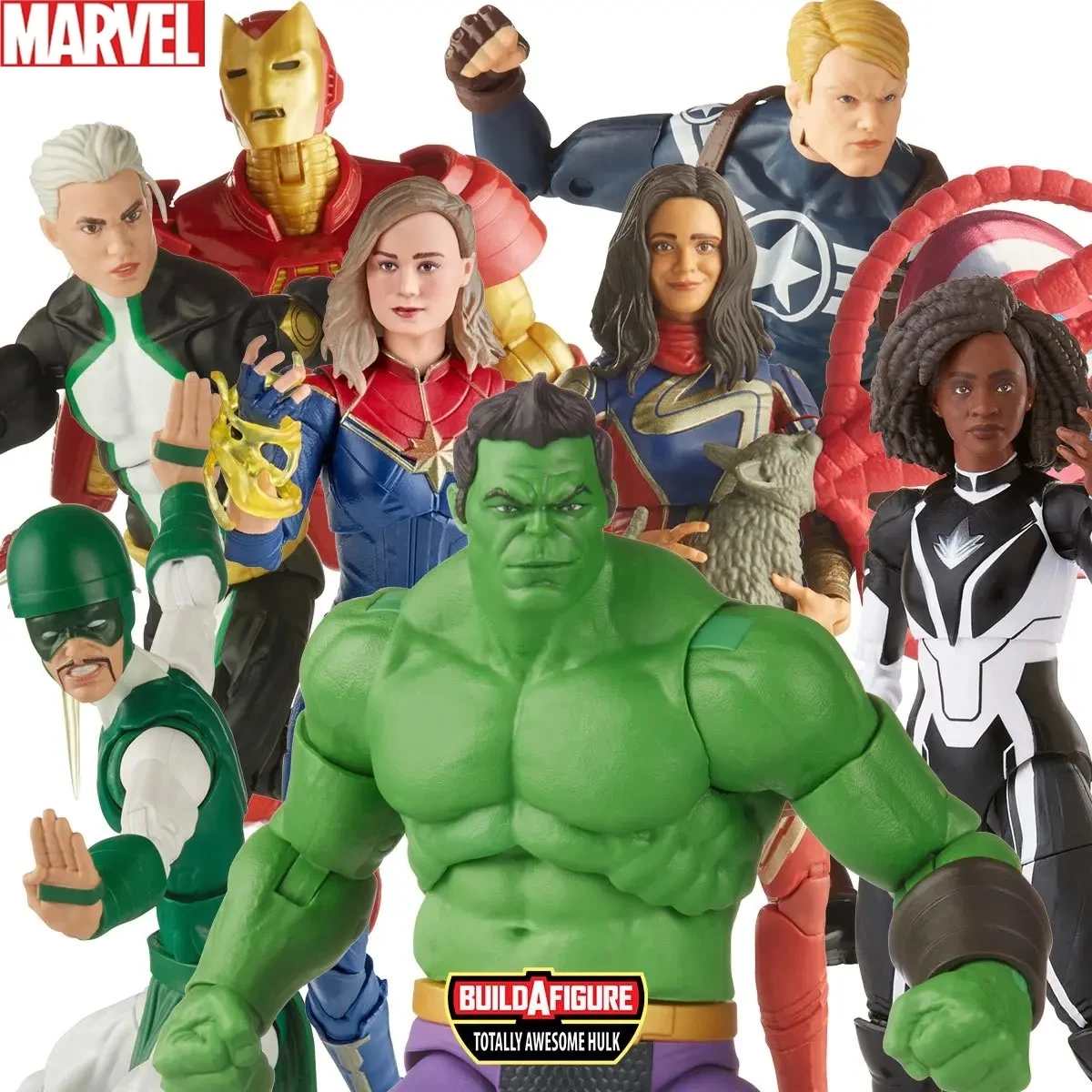 2024 New Marvel Legends Captain Marvel Ms Marvel Boy Photon Karnak Iron Man - £29.80 GBP+