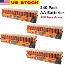 240 AA Batteries Extra Heavy Duty 1.5v. Everest Wholesale Lot 50% More Power - £26.35 GBP