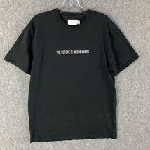 Topman Shirt Men&#39;s Medium Black Short Sleeve Casual 100% Cotton Fading - $19.47 CAD