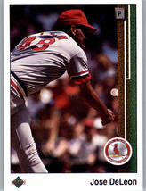 1989 Upper Deck 293 Jose DeLeon  St. Louis Cardinals - $0.99