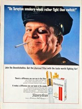 TAREYTON CIGARETTES - City Police Officer-Charcoal Filter-1964 Vintage P... - $10.64