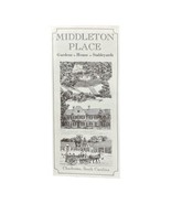 Vintage Charleston South Carolina Middleton Place Travel Brochure Pamphlet - £4.46 GBP