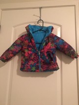 Pacific Trail Toddler Girls Floral Full Zip Coat Jacket Size 2T  - $31.04