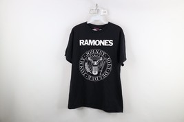 Vintage Y2K Mens Medium Faded Spell Out The Ramones Band Short Sleeve T-... - $49.45