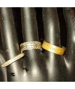 Beautiful lot of three silver rings - $436.59 MXN