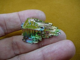 (R50-17) 25.2 gram Bismuth rainbow crystal element Bi gemstone Mineral specimen - £19.22 GBP