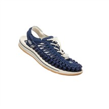 Keen men’s uneek sandals in Navy/Birch Canvas - $126.00