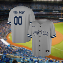 New York Yankees Baseball Jersey Shirts Custom Name Number Personalized ... - $29.99+