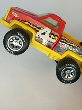 Tonka Pickup Truck Goin&#39; for Broke Bell Vintage Toy Red Yellow 8&quot; Presse... - £9.43 GBP