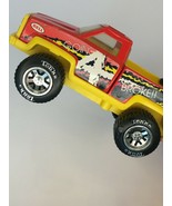 Tonka Pickup Truck Goin&#39; for Broke Bell Vintage Toy Red Yellow 8&quot; Presse... - £9.43 GBP