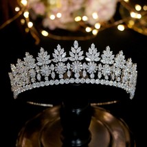 High Quality Wedding Hair Accessories Shiny Crystal Wedding Tiara European Bride - £135.17 GBP