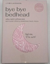 Bye Bye Bedhead Silky Satin Pillowcase - Lemon Lavender - - £7.50 GBP