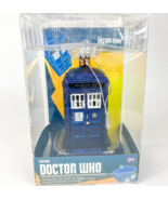 Kurt Adler Doctor Who Tardis Police Box  Glass Ornament DW4111 - £15.12 GBP