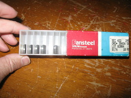 NEW Lot of 5  Square Fansteel Carbide Inserts  # SEC 432 / grade - 2A5 - $650.85 MXN