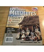 Dollhouse Miniatures Magazine February 1999 History &amp; Artistry - €5,03 EUR