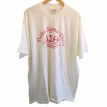 Vtg Delta Sigma Theta Shirt 2XL White/Red Graphic Sorority NWOT Single Stitch - £68.00 GBP