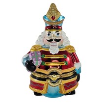 2004 Christopher Radko Jolly Nutcracker Hinged Keepsake Box - $24.99