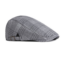 British Vintage Plaid Beret - £15.16 GBP