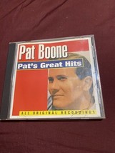Pat Boone - Pat&#39;s Great Hits Music CD Compact Disc 1994 Vintage - $8.00
