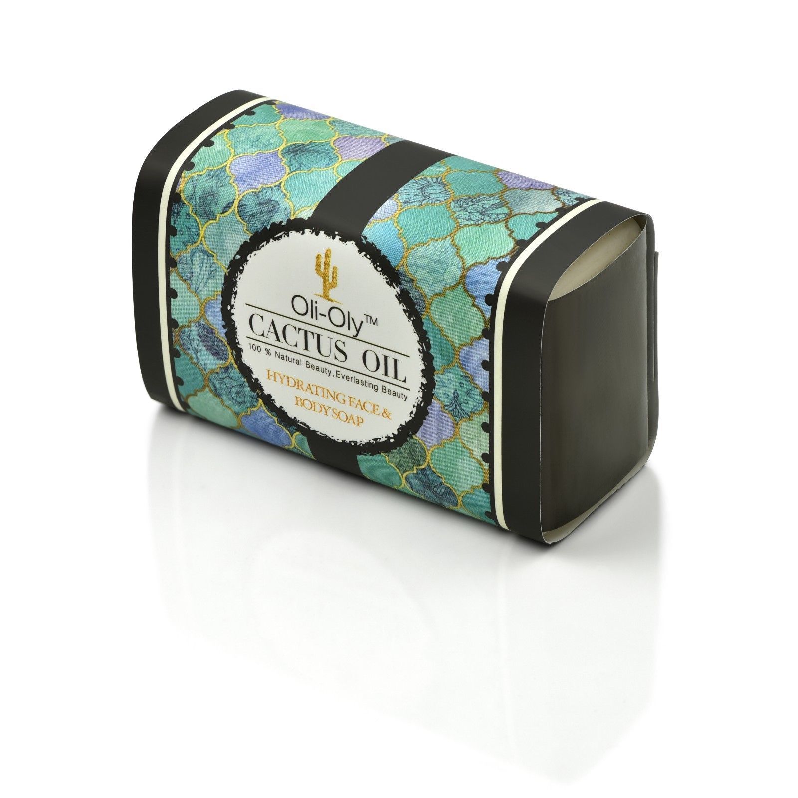 Natural Hydrating Face & Body Soap Moroccan Cactus Oil 50 g by Oli-Oly Item image 4