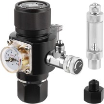 Aquarium Co2 Regulator Mini Series V3. Dual Stage With Dc Solenoid And Bubble Co - $85.99