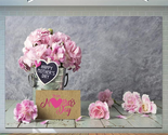 Mother&#39;S Day Backdrops Pink Carnation Background 7X5Ft Happy Mother&#39;S Da... - $22.78