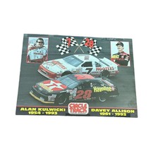 NASCAR Alan Kulwicki #7 Davey Allison #28 Racing In Memory Stats Track READ - £4.58 GBP