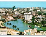 Aerial View Lake Pancoast Miami Florida FL UNP Chrome Postcard R2 - $3.51