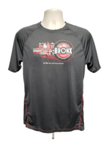 2018 NYRR New York Road Runners Bronx 10 Mile Run Mens Medium Gray Jersey - £15.09 GBP