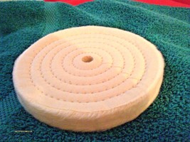 (2) 6&quot; Xtra 3/4&quot;Thick Cotton Polishing Buffing Wheels 1/2&quot;Arbor Hole New... - $23.99