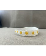 Vintage Daisy Headband – Retro 1960s-70s Plastic White &amp; Yellow Hair Acc... - $438.33 MXN