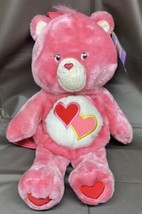 Care Bears Love-A-Lot Bear Plush Backpack 15” 2003 - £44.69 GBP