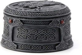 Celtic Triple Goddess Maiden Mother Crone Resin Miniature Trinket Box 9.5cm/3.5&#39; - £32.99 GBP