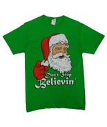 Santa Claus Christmas Tshirt Don&#39;t Stop Believin Ugly Christmas Sweater ... - €11,89 EUR