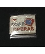 I Red Heart Soap Operas Wholesale Italian CHARM Enamel Link 9MM K2023 J1 - $15.00