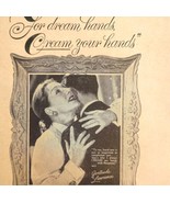 Pacquins Hand Cream Gertrude Lawrence 1948 Advertisement Beauty Products... - $34.17 CAD