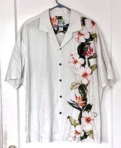 Hawaiian Style Shirt - Ky&#39;s Made in Hawaii - Hisbiscus Design - Sz 2XL - £27.74 GBP
