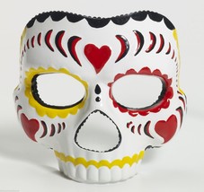Deluxe Day Of The Dead Adult Female Mask Halloween Costume Masquerade Accessory - £12.53 GBP