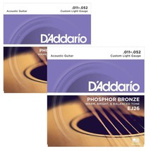 D&#39;Addario EJ26 Acoustic Guitar Strings - 2 Packs - $37.99