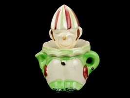 Vintage Porcelain Clown Juicer &amp; Pitcher, Takito Company, Unique Novelty... - £38.50 GBP