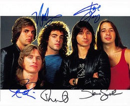 Journey Signed Photo X5 - Steve Perry, S. Smith, N. Schon, J. Cain + w/COA - £597.26 GBP
