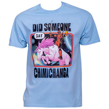 Deadpool Did Some Say Chimichanga T-Shirt Blue - £22.49 GBP